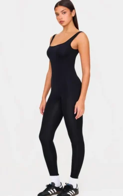PrettyLittleThing Seamless Gym Wear*Seamless Cross Back Long Gym Unitard