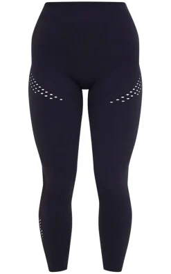 PrettyLittleThing Seamless Gym Wear*Seamless Distressed Panel Leggings