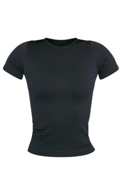 PrettyLittleThing Workout Tops*Seamless Longline Short Sleeve Gym Top
