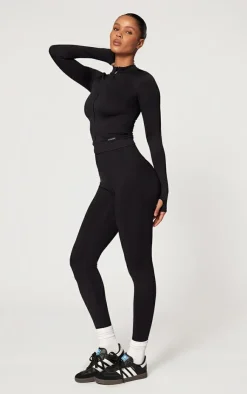PrettyLittleThing Seamless Gym Wear*Seamless Rib High Waisted Gym Leggings