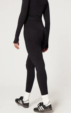 PrettyLittleThing Seamless Gym Wear*Seamless Rib High Waisted Gym Leggings