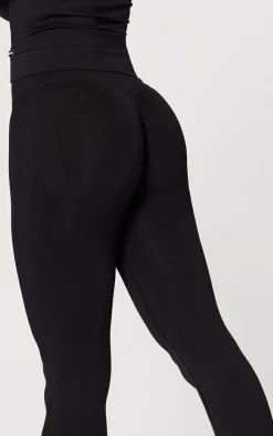 PrettyLittleThing Seamless Gym Wear*Seamless Rib High Waisted Gym Leggings