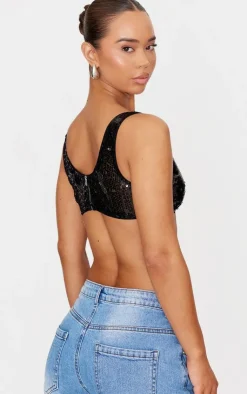 PrettyLittleThing Bralets*Sequin Bralet