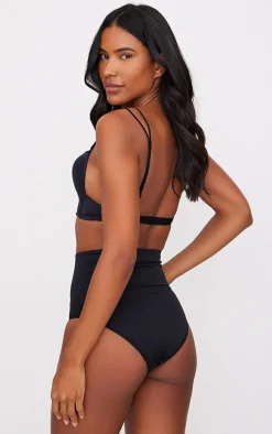 Black Shapewear High Waist Control Brief