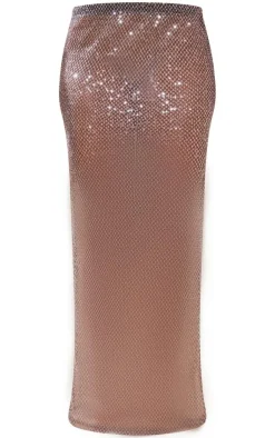 Sheer Sequin Maxi Skirt-PrettyLittleThing Best