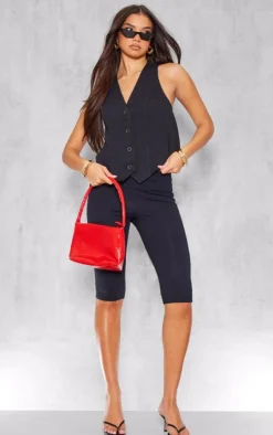 PrettyLittleThing Sleeveless Tops*Side Tie Vest