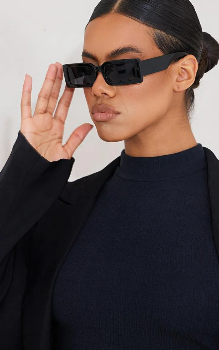 PrettyLittleThing Square Sunglasses*Slim Rectangular Frame Sunglasses