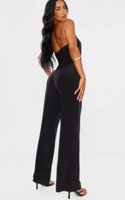 Slinky Cut Out Chain Detail Jumpsuit-PrettyLittleThing Discount