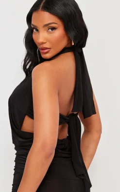 PrettyLittleThing Unitards*Slinky Halterneck Unitard