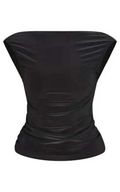 Best PrettyLittleThing Slinky Low Rise Mini Micro Skirt Black