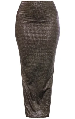 PrettyLittleThing Christmas Shop*Slinky Sequin Maxi Skirt