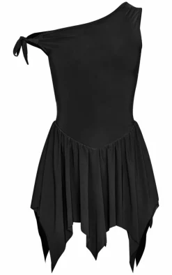 Slinky Tie Strap Rara Skort Romper-PrettyLittleThing Sale