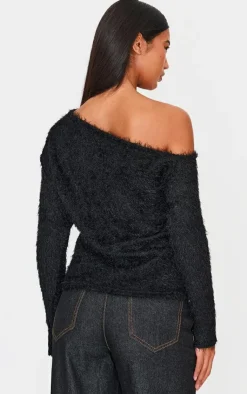 PrettyLittleThing Blouses*Slouchy Textured Oversized Sweater