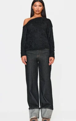 PrettyLittleThing Blouses*Slouchy Textured Oversized Sweater