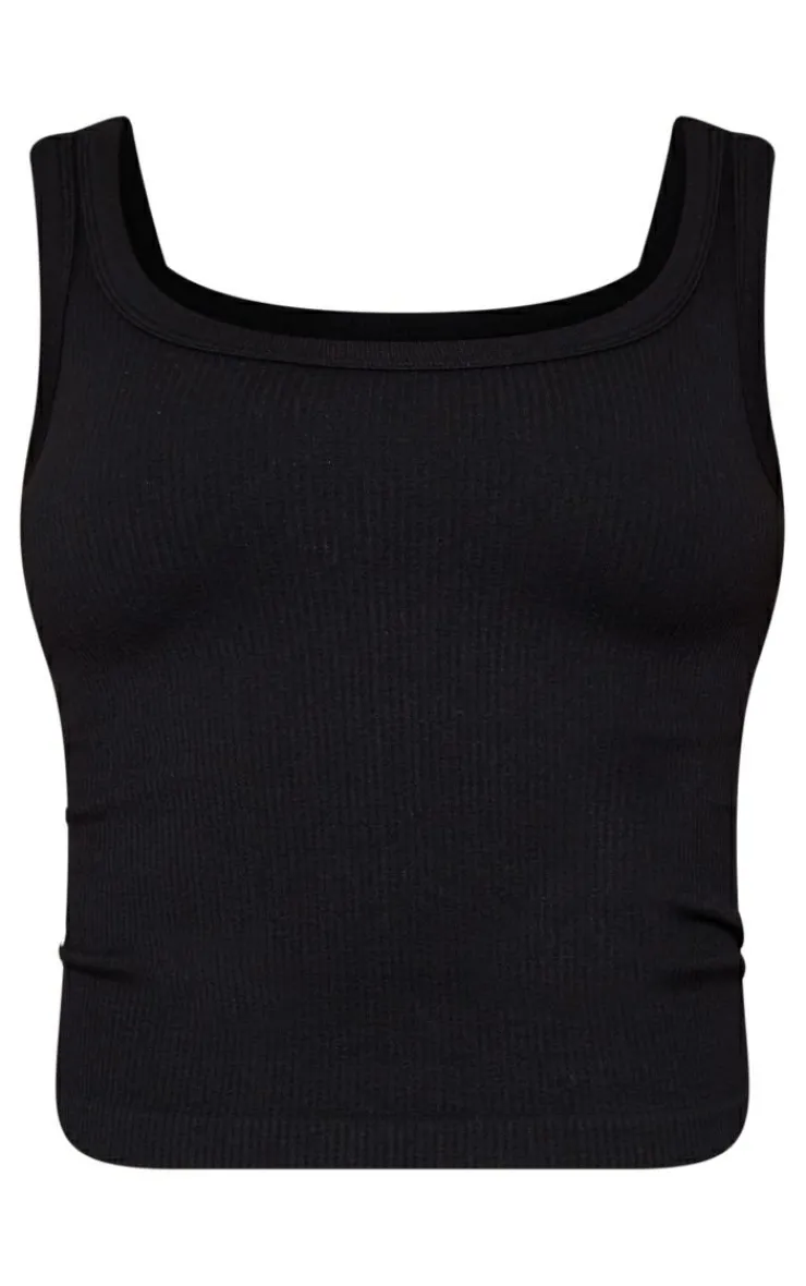 PrettyLittleThing Snatched*Snatched Rib Scoop Vest