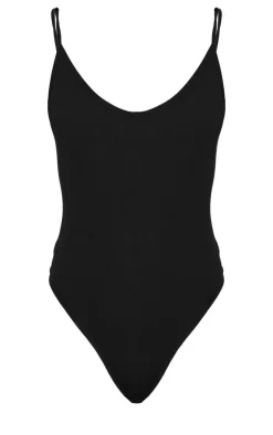 PrettyLittleThing Snatched*Snatched Rib Strappy Bodysuit
