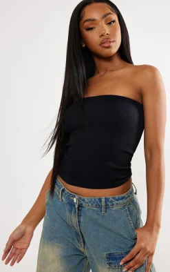 PrettyLittleThing Snatched*Snatched Rib Tube Top