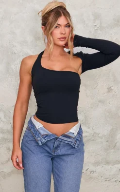 PrettyLittleThing Snatched*Snatched Sculpt Arm Detail Top