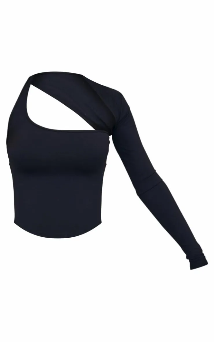 PrettyLittleThing Snatched*Snatched Sculpt Arm Detail Top