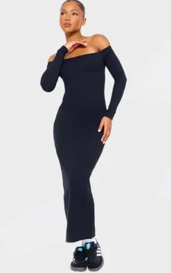 PrettyLittleThing Snatched*Snatched Sculpt Bardot Midaxi Dress