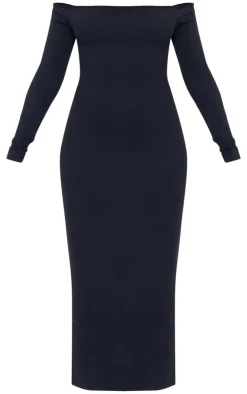 PrettyLittleThing Snatched*Snatched Sculpt Bardot Midaxi Dress