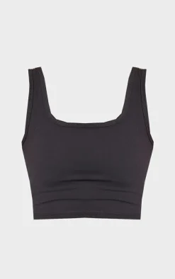 PrettyLittleThing Snatched*Snatched Sculpt Longline Crop Top