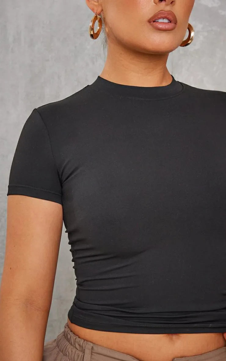 PrettyLittleThing Snatched*Snatched Sculpt Short Sleeve T Shirt
