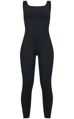 PrettyLittleThing Snatched*Snatched Sculpt Square Neck Sleeveless Jumpsuit