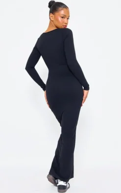 PrettyLittleThing Snatched*Snatched Sculpt Square Neck Midaxi Dress