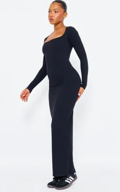 PrettyLittleThing Snatched*Snatched Sculpt Square Neck Midaxi Dress