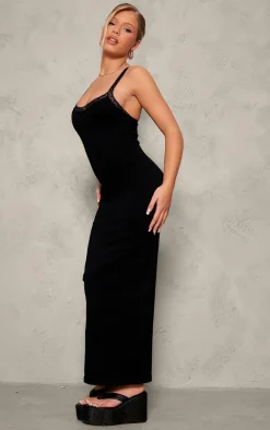 PrettyLittleThing Snatched*Snatched Sculpt Strappy Lace Midaxi Dress