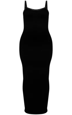 PrettyLittleThing Snatched*Snatched Sculpt Strappy Lace Midaxi Dress