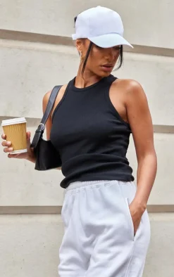 PrettyLittleThing Basic Tops*Soft Basic Ribbed Racer Vest