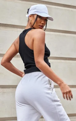 PrettyLittleThing Basic Tops*Soft Basic Ribbed Racer Vest