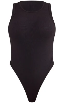 PrettyLittleThing Sleeveless Tops*Soft Ribbed Racer Bodysuit
