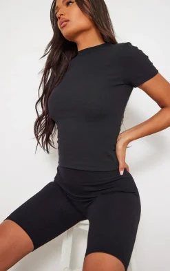 PrettyLittleThing T-Shirts*Soft Ribbed Short Sleeved T Shirt