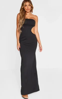Soft Touch Bandeau Extreme Cut Out Maxi Dress-PrettyLittleThing Best
