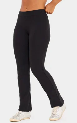 Hot PrettyLittleThing Straight Leg Pants Black