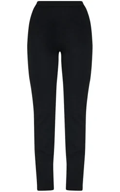 Discount PrettyLittleThing Straight Leg Suit Pant Black