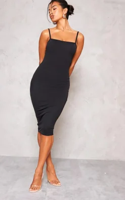 Strappy Midi Dress-PrettyLittleThing Outlet