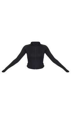 PrettyLittleThing Athletic Jackets*Stretch Active Zip Up Pocket Detail Sports Jacket