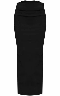 Stretch Woven Oversized Bow Detail Maxi Skirt-PrettyLittleThing Discount