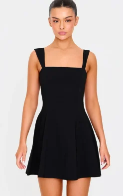 Stretch Woven Shift Dress-PrettyLittleThing Discount