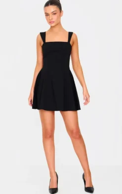 Stretch Woven Shift Dress-PrettyLittleThing Discount