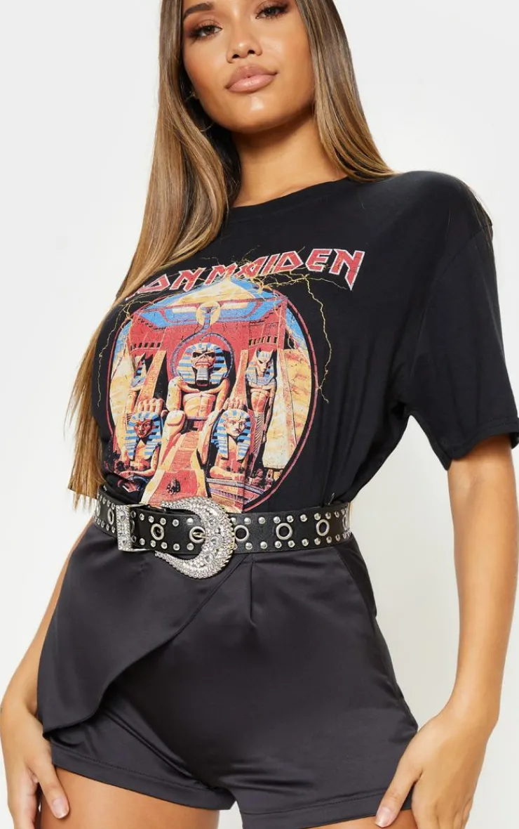 PrettyLittleThing Black Belts*Studded Western Style Belt