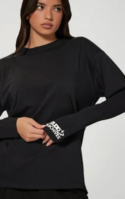 PrettyLittleThing T-Shirts*Studio Archives Oversized Long Sleeve T-shirt