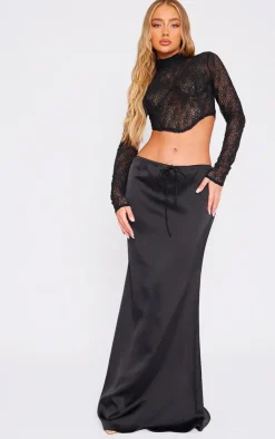 PrettyLittleThing Corsets*Textured Lace Bust Detail Corset Top