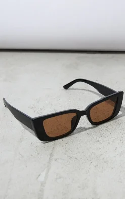 PrettyLittleThing Square Sunglasses*Tinted Lens Flared Rectangular Frame Sunglasses