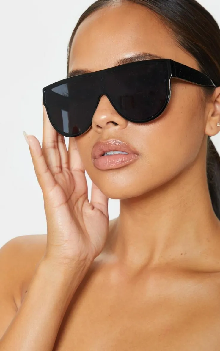 PrettyLittleThing Oversized Sunglasses*Tinted Oversized Flat Top Sunglasses