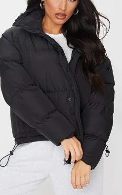 PrettyLittleThing Puffer Jackets*Toggle Detail Puffer Jacket